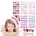 Pikkukuva 1 / 6: 120-pack - Tekokynnet lapsille - Akryylikynnet multifärg Multicolor