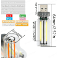 Miniatyrbillede 6 af 7: Mini USB Bil Natlys - Berøringsstyret LED Stemningslys til Bilskab & Soveværelse, Model B b