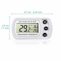 Miniatyrbild 3 av 5: Digital Kyl Frys Termometer Kyl Rumstermometer Vattenp