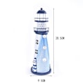 Miniatyrbild 1 av 8: Ocean Flash Lighthouse Fisknät Sjöstjärna Shell Metal Beacon 30CM