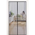 Miniatyrbillede 1 af 5: SQBB Magnetisk Myggenet Dør - Slidstærk, Åndbar, Myggenet Anti-myg Elegant(Sort) 130X210CM