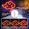 Miniatyrbild 5 av 8: Spel Neon-skylt, LED USB/Batteri Neonljus för Spelrum, Sovrum, Bar, Festdekoration red clouds