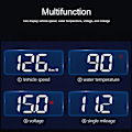 Miniatyrbild 7 av 8: Bil OBD2 HUD Head Up Display Vindruta Projektor Flerfunktionsmätare Larm Trötthet Körpåminnelse