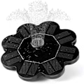 Pikkukuva 2 / 7: Solfontän Aurinkokennokäyttöinen suihkulähde vesipumppu / Pumppu Black Svart