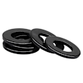 Miniatyrbillede 2 af 4: 3/8\" x 0,812\" OD SAE Sorte Flade Skiver - 50 stk 18-8 (304) Rustfrit Stål Black 3/8" x 0.812"OD/304