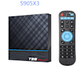 Miniatyrbilde 1 av 7: T95 MAX+ S905X3 set top box 4GB/64GB Android 9.0 Dual WIFI+BT 8k HD nettverksspill TV BOX EU 4GB 32GB dual band EU 4GB 32GB dual band