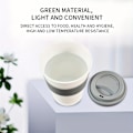 Miniatyrbild 5 av 7: 1 st, 13,5 oz resekaffemugg med lock - Slitstark PP-plastmugg för sommardrinkar och resetillbehör - Perfekt födelsedagspresent Grå
