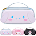 Miniatyrbilde 2 av 5: Sanrio pennal for jenter, PU-lær pennal for barn med glidelås, tegneserie anime pennal for skolen, skoleutstyr gave Blå Blue