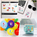 Pikkukuva 7 / 7: Väliaikaiset tatuoinnit lapsille, 20 kpl merenneito + yksisarvinen glittertatuoinnit, vedenkestävät irrotettavat sarjakuvatatuoinnit tytöille. 20 pc-B