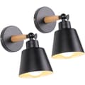 Miniatyrbillede 1 af 5: Industrielle vintage væglamper i 2-pak, loftslamper E2-max