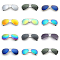 Miniatyrbild 3 av 7: Modesolglasögon för kvinnor och män - Pilot Rund Gradientspegel Damglasögon Oculos Lentes Gafas De Sol Pilot Modell 11 Övrigt
