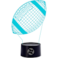 Miniatyrbillede 1 af 9: 3D optisk illusionsnattlampa - 7 LED-farveskiftlampe