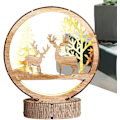 Miniatyrbilde 3 av 8: Jullampe | LED-lampe | Nattlampe | Bord | LED-julelampe | batteridrevet barnerom skrivebord kreativ LED-borddekorasjoner for gutter jenter soverom c