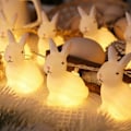 Miniatyrbillede 3 af 5: Lys Kæder, 3M 20 LED batteridrevet Bunny Str