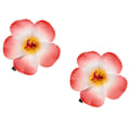 Miniatyrbilde 1 av 2: 2 stk. Hawaii Plumeria Hårklipp for Strandfest (Rød) Red