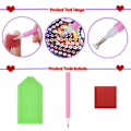 Miniatyrbild 8 av 8: Juldiamantkonst-kortset, 12/8/6/4-pack, DIY handgjorda julkort HK057