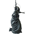 Miniatyrbillede 1 af 5: Halloween Skeletvægter Skulptur Grim Reaper Statue Gotisk Skulptur Harpiks Håndværk