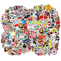 Pikkukuva 1 / 3: CQBB Cool Random Stickers Pack 100 st Laptop Stickers Bomb