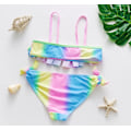 Pikkukuva 6 / 7: 1~14V Flickbaddräkt Flickbaddräkt Set Bikiniset för barn Biquini Infantil Baddräkt för barn-ST108mix ST291 rose 5-6År