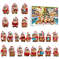 Miniatyrbillede 7 af 8: Capybara Julekalender, Akryl Julepynt til Jul 2024 Style two