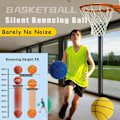 Miniatyrbild 4 av 5: Handleshh Tyst Basketboll - Premiummaterial, tyst och mjuk skumboll, tränings- och spelhjälp Blå-Xin Blue Blue 21cm