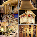 Miniatyrbild 4 av 5: 100m 1000 LED Jul LED-slingor Utomhus Fe Garland Semester Bröllopsfest Fe Garland