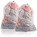 Miniatyrbilde 1 av 4: 2-delt overdimensjonert mesh vaskepose 31,4 x 35,4 tommer