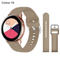 Pikkukuva 1 / 7: 20 mm 22 mm silikoninen ranneke Samsung Galaxy Watch Active 2 Watch 3 4 5 6 45 mm 42 mm 47 mm Gear S3:lle Amazfit bip Color 18:lle galaxy 45mm