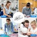Miniatyrbilde 6 av 8: Sømsveiledning, 2 stk multifunksjonell magnetisk sømsveiledning med fast måler, magnetisk sømsveiledning, symaskintilbehør med klemme for nybegynnere proffer 2 st