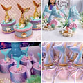 Miniatyrbillede 5 af 5: Havfrueforme til Chokolade, Kagedekoration Slik Cupcakes Harpiks Gummies