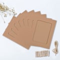 Miniatyrbilde 2 av 5: Fotoramme 4x6 tommer Kraftpapir Bilderammer 30 stk DIY Kartong