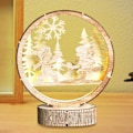 Miniatyrbilde 7 av 8: Jullampe | LED-lampe | Nattlampe | Bord | LED julelampe | batteridrevet barnerom skrivebord kreativ LED borddekorasjoner for gutter jenter soverom a