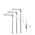 15W Adjustable Grow Light with Three Heads, Red and Blue Light, 3.5 inch - Optimal Plant Lighting