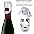 Miniatyrbillede 3 af 11: Champagnekorkar, 4-pak vakuumforseglet rustfrit stål mousserende vin flaskeforsegling for gaver