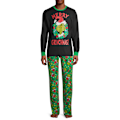 Miniatyrbild 2 av 2: Julpyjamas för Familjen - Matchande Set för Vuxna och Barn - Julpyjamas Outfit Nattkläder Herr Men 2XL