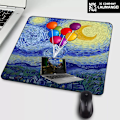 Miniatyrbillede 4 af 6: Lille musemåtte Tegneserie Van Gogh Illustration Pc Gamer-skab Tangentbord Skrivebordsunderlag Computerspil Tilbehør Musemåtte Animemåtter ZY003222 40x50cm