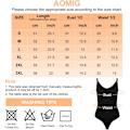 Miniatyrbild 2 av 6: Sömlös Shapewear, Justerbara Remmar Helkroppsshaper för Kvinnor, String Tummy Control XXL