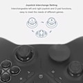Miniatyrbilde 5 av 9: Trådløs spillkontroll Profesjonell ergonomisk følsom Hjem USB Gamepad Joystick for Android Svart