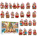 Miniatyrbillede 1 af 8: Capybara Julekalender, Akryl Julepynt til Jul 2024 Style two
