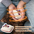 Miniatyrbilde 6 av 8: Tegneserie Elektrisk Håndvarmer | Gjenbrukbar Design | Nattelys for Vinteren clown