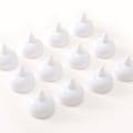 Miniatyrbillede 4 af 5: 12 LED flammefri flydende lys, vandtæt batteri Flimrende LED-fyrfadslys flyder på vand til bryllup, fest, midtpunkt, pool og spa (varm hvid) [Ener