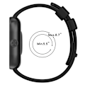 Miniatyrbillede 6 af 7: Silikonrem til Redmi Watch 4 Tilbehør Udskiftning Smart Watch Rem Armbånd Blødt Sportsarmbånd Correa Mi Watch 4 Rem Blå Til Redmi Watch 4