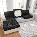Miniatyrbilde 7 av 7: 1 ST Stretch-setersofaovertrekk for stueunderlag Beskyttelsesdeksel Elastisk trykt trekk Universal for alle årstider jianyuefeng Plus(L)