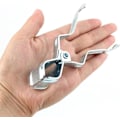 Miniatyrbilde 5 av 5: Metallklemmer for teltstenger, multifunksjonell campinglykt-holder, klemme, krok, 2 stk