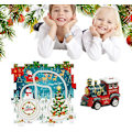 Miniatyrbild 7 av 8: Julspårvagnsset - 5 delar Monteringsskena med Elektrisk Bil Leksak 5 pcs