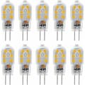 G4 LED-lampor 12V, 1W motsvarande 10W halogen, ej dimbar, 10-pack – max