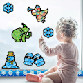 Miniatyrbillede 7 af 7: Julehåndværk til Børn - 12-delt Dekorationssæt til Vinter- og Nytårsfejringer b