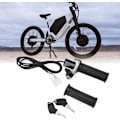 Miniatyrbilde 2 av 8: Gasshåndtak, El-sykkel Twist Gasshåndtak Lås Nøkkelsett LED-indikator for Motorsykkel Scooter 48V