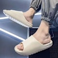Miniatyrbillede 3 af 7: Sommer Clogs Mode Blød Bund Strand Mænd Tompa Kvinders Sandaler Sygeplejerske Medicinske Sabot Eva Glidere Åndbar Sko Beige 36-37
