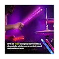 Miniatyrbilde 5 av 5: Led-lysende trommestikker 15 fargegradient USB Oppladbar+bryter elektroniske trommestikker for -bp [DB]